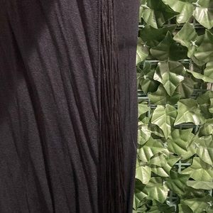 Zara long wrap cardigan with fringes